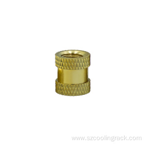 Customized OEM M2 brass knurled insert nut